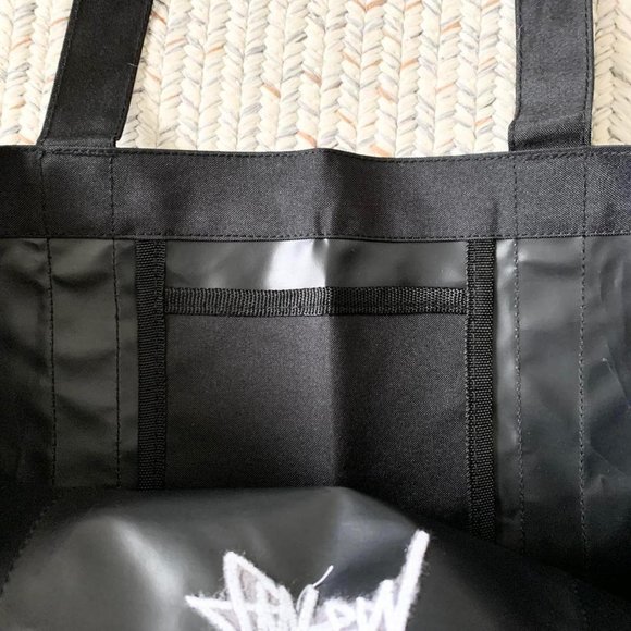 Stussy black tote shoulder handbag bag - Picture 3 of 4